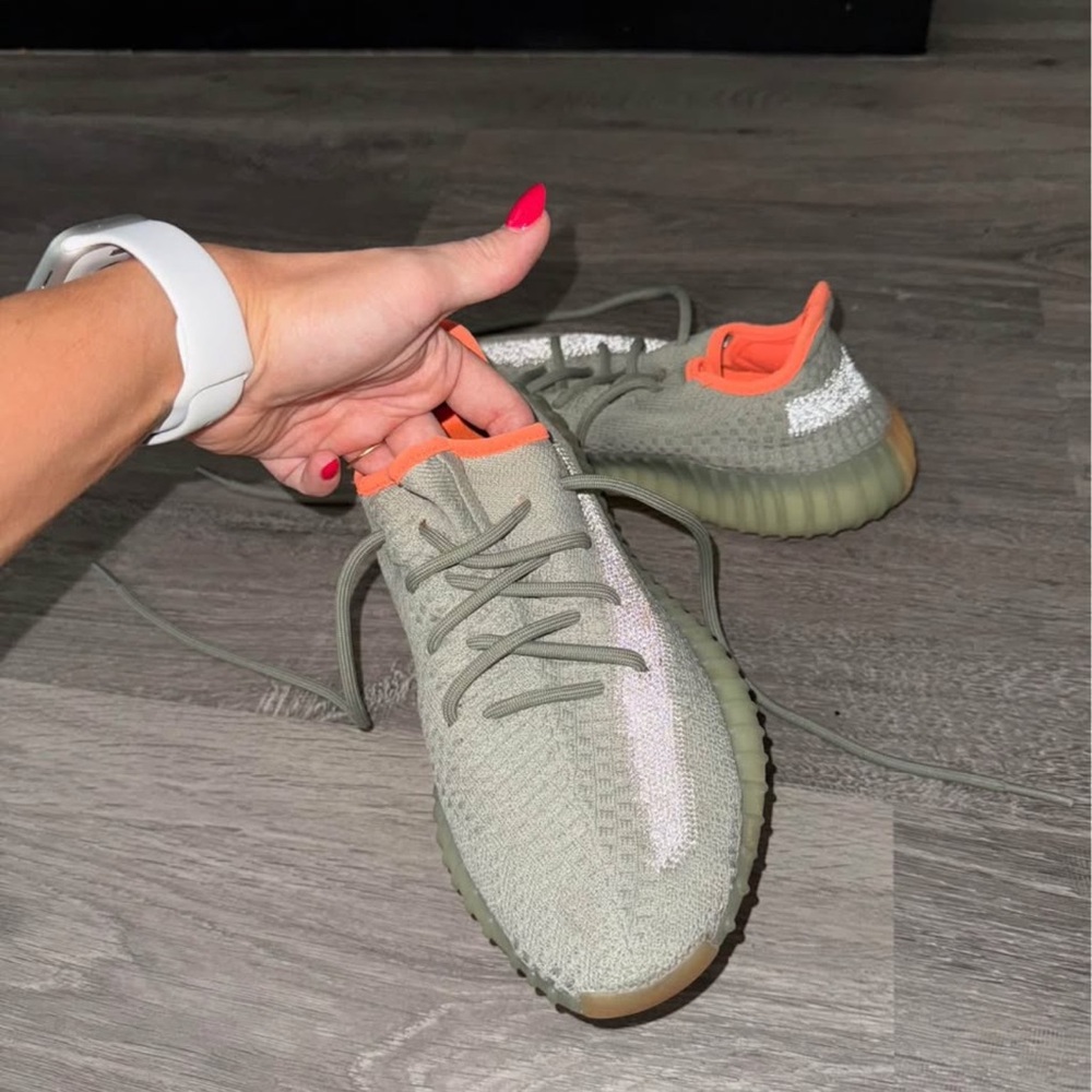 Adidas Women's Olive and Orange YEEZY